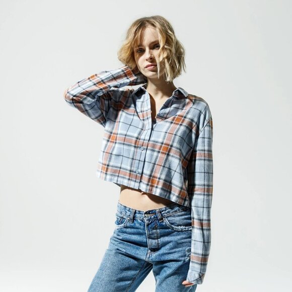 Vans Box Car II Flannel Shirt - NWT sz XS - Picture 1 of 9